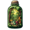 Jungle Bottle Drawing