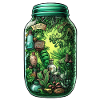 Jungle Bottle Drawing
