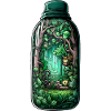 Jungle Bottle Drawing