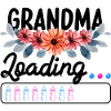 Grandma-to-be, granny loading with flowers