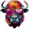 Bok the spectacled bison