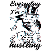 Monopoly Everyday Jeg hustler 3D med terninger