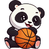 Panda on skateboard