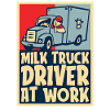 Cow Milk Driver Milk Truck