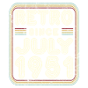 Birthday July 1951 Retro Gift