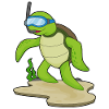 Turtle Diver Snorkel