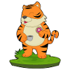 Tiger Coffee Donut