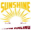 Solskin og Drag Racing Muskelbil Drag Racer
