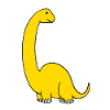 Dino jaune doux