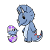 Dinosaur with Baby Dinosaur - Dino