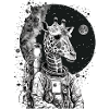 Giraffe in space