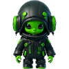 Grüner Alien