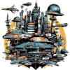 Mava futuristic city