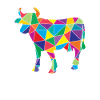 Vache Polygone Éleveur de bovins