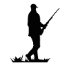 Hunters with shotgun - Silhouette - Waidmann