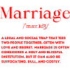 Marriage Definition