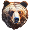 Cooler Braunbär