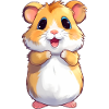 Cute hamster