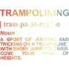 Trampoline Jumping Definition