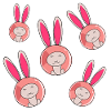 Lapins gâteau