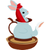 Lapin théière