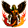 Angels on fire