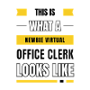 Neuling virtueller Büroangestellter
