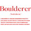 Boulderer Definition