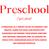 Preschool Definition