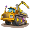 Funny monsters in construction