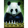 Panda spielt Schach