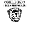 Attendez, je vois un Rottweiler
