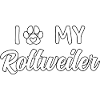 I love my Rottweiler