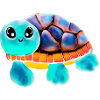 Encaustic painting turtle