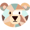 Cubist bear