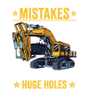 Retro Bagger Spruch Baggerfahrer Baustelle