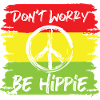 Hippie Karneval Kostüm Geschenk Peace