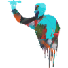 Darts,Graffiti,Painting,Dart Player