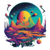 Futuristic life on planets