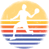 Sport Retro Sunset Dodgeball