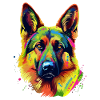 Deutscher Schäferhund Bunt