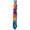 Bunte Regenbogenkrawatte