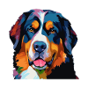Berner Sennenhund Bunt