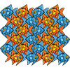 Kaiserfisch-Tessellation