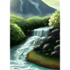Forest River Wasserfall