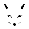 Cartoon arctic fox