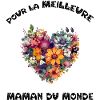 Bouquet de fleurs en coeur