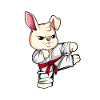 Comic Rabbit Does Karate