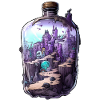 Sunken City Bottle Drawing