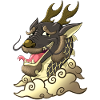 Funny Black Dragon